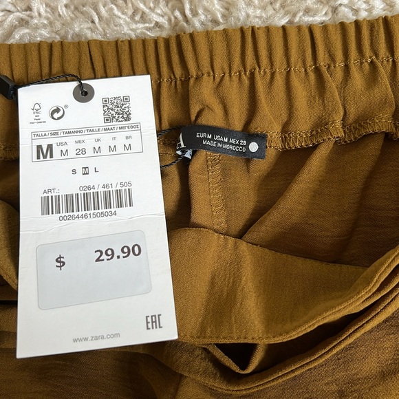 Zara Tied Fluid Shorts - Picture 8 of 8